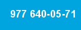 977 640-05-71 977 640-05-71